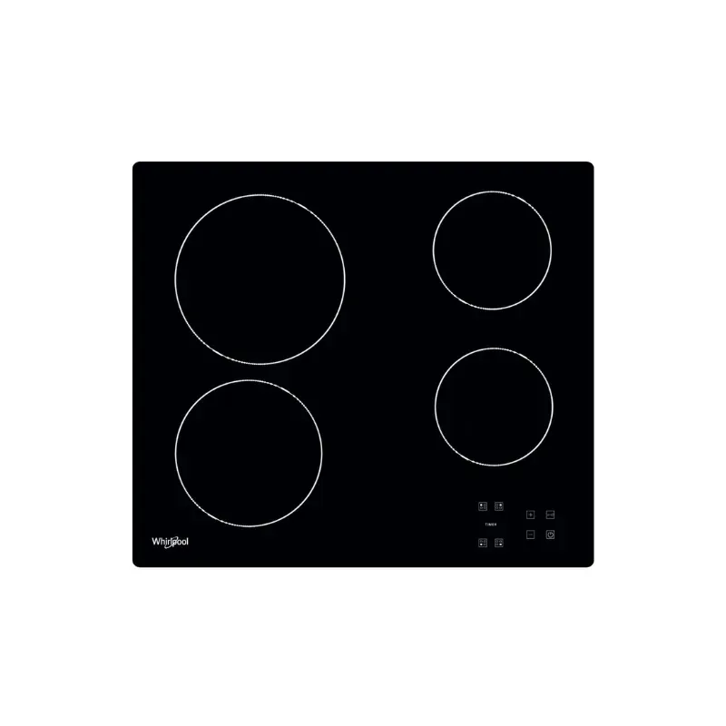 Hob Text Whirlpool 60cm Ceramic Electric Hob AKT8090NE | Tafelberg Furnishers
